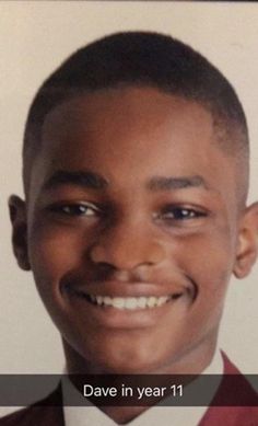 a young boy in a suit and tie smiling at the camera with text above him that reads, save in year 11