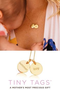 Engraved Necklace Ideas, Moms Necklace, Mom Necklaces, Engravable Necklace, New Mom Jewelry, Mothers Jewelry, Engraving Jewelry, Kohls Jewelry, Jewellery Organizer