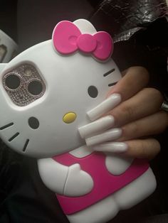 a hello kitty cell phone case is shown