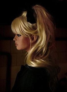 Bridget Bardot Hair, 90s Updo, 60’s Hair, Hair Aesthetics, 70s Hair