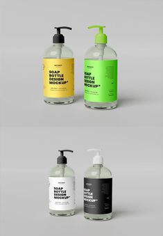 Soap Bottle Mockup