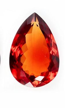 Gorgeous Pear Faceted Lab Created (Synthetic Corundum) Orange Sapphire Padparadscha #55This gem will fit in most of our same sized calibrated settings Chemical composition : Al2O3 Crystal Structure : Triagonal Thermal properties: Melting point 2046°C   Purity : 99.99%  Refractive Index : 1.717  Density : 3.98-4.1 g/cm3  Hardness Mohs : 8.5 Orange Stone Ring Gemstones, Orange Gem, Cultured Stone, Orange Crystals, Padparadscha Sapphire, Orange Sapphire, Loose Stones, Rings Jewelry, Sapphire Gemstone