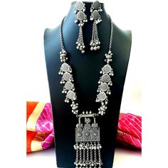 Oxidized Indian jewelry, Afghani necklace set, Afghani jewelry, tribal jewelry, peacock necklace set, peacock jewelry, long India necklace Afghani Necklace, Bellydance Jewelry, Afghani Jewelry, India Necklace, Peacock Jewelry, Kuchi Jewelry, Belly Dance Jewelry, Peacock Necklace, German Silver Jewelry