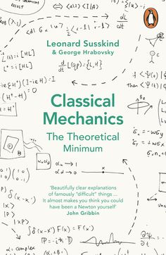 the book cover for classical mechanics, which is written in green and black ink on white paper