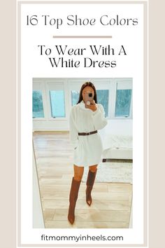 A white dress is a versatile blank canvas, ready for any shoe color you desire. Go bold with statement shades or opt for muted tones for a neutral look. Our guide offers 16 perfect shoe hues to elevate your white dress ensemble. What Shoes To Wear, Flowy Summer Dresses, Simple Sweaters, Muted Tones, Floral Shoes, Flowy Maxi Dress