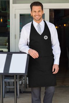 Businesses' first choice - our Custom Restaurant Uniforms! Durable, functional, and stylish. Shop now at https://www.apparelnbags.com/restaurants-chefs-and-wait-staff/index.htm #apparelnbags #restaurantuniforms #workwear #customworkwear #customuniforms #restaurant Employee Uniform, First Choice