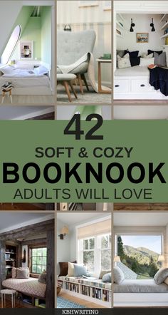 the words, 42 soft and cozy booknook adults will love