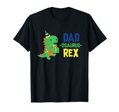 a dad dinosaur birthday shirt for his son