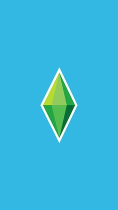 a green diamond on a blue background with the word,'logo for an appliance