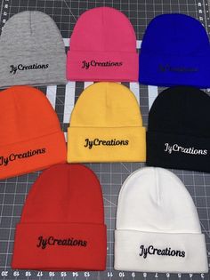 beanies are made to order 1-2 weeks , some are on hand ready to ship  embroidery brand beanies  good durable quality Embroidered Fitted Beanie Hat, Handmade Cotton Beanie, Embroidered Cotton Beanie One Size Fits Most, Embroidered Cotton Beanie, Embroidered Cotton Beanie One Size, Embroidered Cotton Beanie (one Size Fits Most), Embroidered Cotton Beanie, One Size Fits Most, Handmade Cotton Beanie One Size Fits Most, Handmade Cotton Beanie, One Size Fits Most