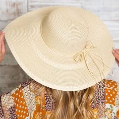 Another Gorgeous Floppy Sunhat In A Light Beige Color With A Raffia Ribbon Bow. 100% Paper. Imported. One Size. Adjustable Band On The Inside For A Perfect Fit And Crush Proof! Take It With You To Travel In Your Suitcase. Leave Out For A Few Moments For It To Regain Its Shape! New With Tags. *Lots More Hats Available In Our Store. Bundle And Save! Beige Floppy Sun Hat For Beach Season, Beige Floppy Sun Hat For Beach, Wide Brim Sun Hat For Spring, Lightweight Solid Spring Hat, Lightweight Solid Color Spring Hat, Beige Floppy Sun Hat For The Beach, Beige Floppy Sun Hat For Vacation, Chic Adjustable Solid Color Straw Hat, Chic Cream Boater Hat For Beach