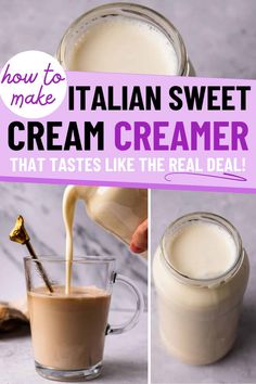 how to make italian sweet cream cremer that tastes like the real deal?