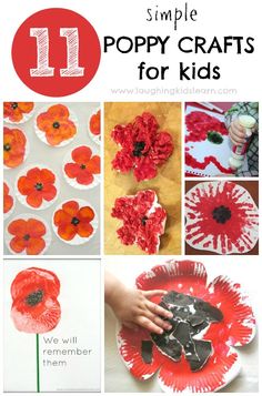 poppy crafts for kids to make