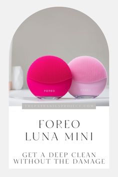 FOREO LUNA Mini product review. How to get a deep clean with the new sonic cleansing skincare device. #beauty #skincare #skincarereview Skincare Device, Foreo Luna Mini, Clarisonic Mia, Foreo Luna, Diy Beauty Tips, Brush Cleanser, Facial Brushes, Skincare Review, Lifestyle Blogs