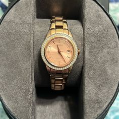 Normal Wear. Didn’t Wear It Much . Beautiful Watch. It Charges With Sunlight Or Light. Battery Works Citizen Watch, Rose Gold Watches, Beautiful Watches, Watch It, Rose Gold Color, Wear It, Gold Color, Women Jewelry, Rose Gold