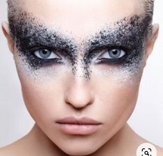 Storm Halloween, Evil Carnival, Galactic Glam, Contact Lenses For Brown Eyes, 2024 Makeup, Fantasy Make-up, Crow Costume