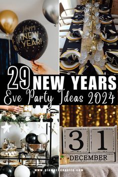 new year's eve party ideas and decorations for the 21st birthday girl or boy