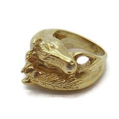 14k Solid Yellow Gold Horses Unisex Ring,Very Detail, Comes In Different Sizes 6, 7, 8, 9, 10, 11 And 12, Approximately 13.4 Grams, Measurements Are 15mm. X 15mm. It Is Very Good Detailed. This Rings Is 100% Handcrafted Here In The United States By Us. Elegant Gold Snake Ring Stamped 14k, Hallmarked 14k Gold Yellow Rings, Yellow 14k Gold Hallmarked Rings, Classic Gold Snake Ring Gift, Formal 14k Stamped Yellow Jewelry, Formal Yellow 14k Stamped Jewelry, Vintage Yellow Gold Snake Ring As Gift, Vintage Gold Snake Ring Gift, Vintage Gold Snake Ring For Gift