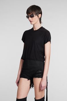 Level T T-shirt In Black Cotton Black Short Sleeve Muscle Tee For Streetwear, Black Short Sleeve Muscle Tee With Relaxed Fit, Black Relaxed Fit Muscle Tee With Short Sleeves, Pleats Please Issey Miyake, Jeans Jumpsuit, American Design, Yoga Wear, Skirt Suit, Beautiful Shoes