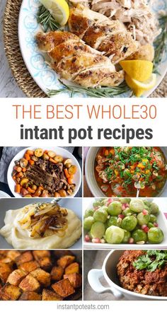 the best whole 30 instant pot recipes