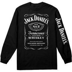 Jack Daniels Black Label Long Sleeve T-Shirt Part #: DS34Z507ZM Manufacturer Part #: 02-112M Overview of Jack Daniels Black Label Long Sleeve T-Shirt Black Label Long Sleeve T-Shirt Sold each Specs Age Adult Color Black Gender Men's Manufacturer Color Black Style Casual Type Long Sleeve U.S. Size Medium Units Each Weight 0.65 lbs Purchase with confidence: You may return any unused and unaltered item(s) within 90 days for an exchange or a refund. Ebay orders placed by 3pm (central) M-F are shipped the same day! Jack Daniels Black, Jack Daniel, Jack Daniels, Black Style, Black Label, Custom Shirts, Long Sleeve T Shirt, Black Fashion, Style Casual