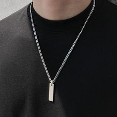 Kalung Aesthetic Boy, Silver Chain Men Aesthetic, Mens Chains Aesthetic, Silver Neck Chain For Men, Boy Jewelry Aesthetic, Men’s Necklaces, Silver Chain For Boys, Men Necklace Aesthetic, Taehyung House