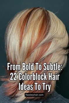 Colorblock Hair, Calico Hair, Orange Tones, Brown Blonde, Be Unique, Cat Hair, Calico Cat, Practical Advice, Hair Looks