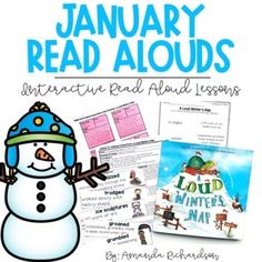 an interactive read aloud about winter's day with the text january read alouds