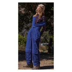 New With Tags Never Worn Perfect New Condition 70% Cotton; 30% Polyamide See Last Photo For Additional Details Approx Measurements: Waist: 14” Unstretched Armpit To Armpit: 16” Hips: 20” Rise: 14” Inseam: 26” Blue Long Sleeve Relaxed Fit Overalls, Blue Relaxed Fit Jumpsuits And Rompers For Fall, Blue Relaxed Fit Jumpsuits For Fall, Fitted Blue Overalls For Fall, Free People Leggings, Free People Jumpsuit, Velvet Flare Pants, Free People Summer, Free People Romper