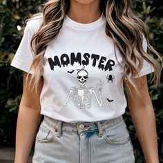 👻 scary mom shirt, gift for mom, scary mom sweatshirt, Halloween shirt for mom, ,Little Ghost Shirt, Halloween Sweatshirt, Ghost shirt,Spooky Season; Halloween Mom and Her Kids Halloween Sweater, Mama, Mom ♥ Celebrate Halloween in style with this Momster shirt 🦇 Embrace the spooky season with a touch of fun and mom pride. Perfect for all moms who love Halloween, this cozy and stylish shirt is a must-have for your fall wardrobe. ♥ PRODUCT I only use the best T-shirt brands on the market!  Super comfy, cozy and oh so soft! : * Made from 100% cotton *Unisex: runs a touch small for men; half a size large for womens  *Breathable.  *Perfect for active and casual wear.  *As well as for casual and semi-formal occasions. The round neckline ensures a classic, neat style  *Made in a humane, sweat-f Mom Halloween Shirt, Mom Halloween Outfit, Scary Mom, Mom Pride, Halloween Moms, Halloween Sweater, Ghost Shirt, Sweatshirt Halloween, Kids Halloween