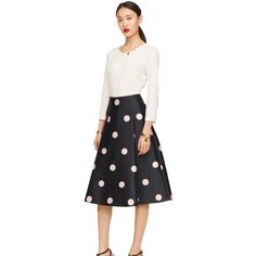 Nwt Kate Spade Skirt. A-Line Shape With Back Zip Closure And Pockets! Lined. Navy And Light Pink Color Combo Goes With Everything! Spring Chic Polka Dot Skirt, Chic Polka Dot Skirt For Spring, Elegant Fitted Polka Dot Skirt, Elegant Polka Dot Skirt For Spring, Chic Polka Dot Relaxed Skirt, Chic Polka Dot Relaxed Fit Skirt, Chic Polka Dot Skirt Relaxed Fit, Chic Polka Dot Skirt, Elegant Polka Dot Bottoms For Spring