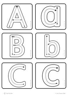 the alphabet worksheet for children to practice their handwriting and writing skills, including letter recognition