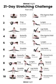 21- Day Streching Challenge Stretching Challenge, Smoothies Vegan, Fertility Diet, Yoga Exercises, Body Workout Plan, Weight Workout Plan