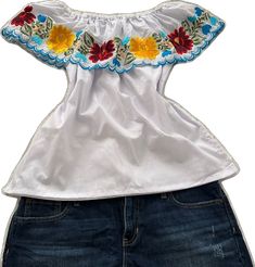 Yellow Floral Embroidery Tops For Vacation, Casual Yellow Top With Floral Embroidery, Casual Multicolor Shirt With Floral Embroidery, Casual Multicolor Floral Embroidery Shirt, Casual Multicolor Tops With Floral Embroidery, Fitted Yellow Tops With Floral Embroidery, Yellow Cotton Tops With Floral Embroidery, Vampire Diaries Shirts, Cream Knit Cardigan