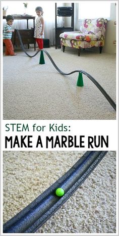 Stem Activity For Kids, Pipe Insulation, Stem Activity, Steam Activities, Marble Run, Stem For Kids, Pool Noodles