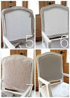 how to make a chair cushion out of an old chair