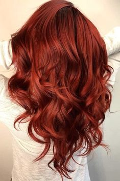 Red Hair Color Chart, Ruby Red Hair Color, Ruby Red Hair, Copper Red Hair, Shades Of Red Hair, Ginger Hair Color, Hair Color Chart, Beautiful Red Hair