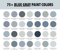 blue gray paint colors for the home