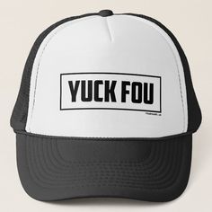 Funny Yuck Fou Trucker Hat - tap to personalize and get yours #TruckerHat #offensive #funny #classy #laughs #gag Cricut Hat Ideas, Funny Hats For Adults, Bartender Shirts, Thunder Shirt, Fashion Trend Inspiration, Cowgirl Accessories, Silhouette Curio, Personalized Hats, Ribbed Shirt