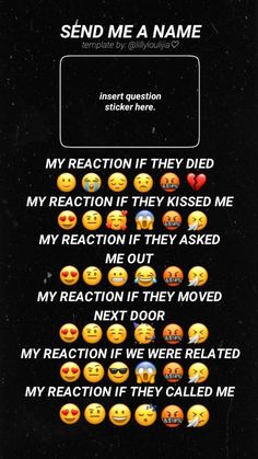 some emoticions that are on the back of a cell phone screen with text