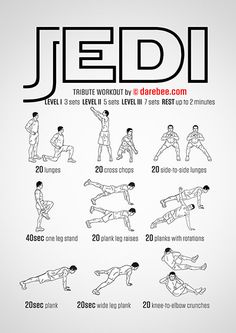 a poster with instructions for how to do the jeldljut workout in 30 minutes