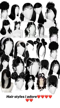 Cute Blowdry Hairstyles Black, Hair Styles For Dancing, Pageant Hair Black Women, Dance Hairstyles Dancers, Bow Buns, Cute Messy Hairstyles, Hairstyles With Curled Hair, School Hair Styles, Black Hair Bun