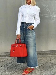 Urban Chic Denim Wide-Leg Jeans | stylewe Lined Jeans, Denim Chic, Type Of Pants, Urban Chic, Wide Leg Denim, Spring And Fall, Jeans Pants, Wide Leg Jeans, Wide Leg Pants