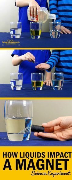 how liquid impact a magnet science experiment