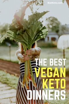 the best vegan keto dinner is in this photo, and it's delicious