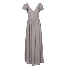 Julliet  dove grey chiffon evening gown. Featuring flowing sleeves and a gathering waistband this dress is perfect for any formal occasion or as a beautiful bridesmaids dress. By Sisterhood Bridesmaids. Dry clean only. Flowing Sleeves, Xxxl Dress, Beautiful Bridesmaid Dresses, From Dress, Long Evening Gowns, Bridesmaids Dress, Medium Dress, Dove Grey, Small Dress