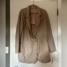 Free People - Cloth Oversized Blazer Super Cute On! Nwt! Size Xl Oversized Blazer, Suit Jackets, Colored Blazer, Blazer Suit, Suit Jacket, Free People, Jackets & Coats, Jackets For Women, Super Cute