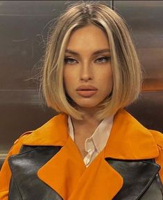 Kort Bob, Bob Hair Color, French Bob, Blonde Hair Looks, Penteado Cabelo Curto, Platinum Blonde Hair, Hair Stylist Life, Short Blonde