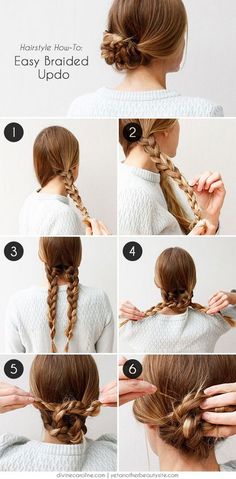 9 Chignons Faciles et Rapides à Faire (Tuto) Braid Hairstyles Tutorials, Matrix Hairstyle, Hairstyle For Work, Hair Step By Step, Easy Work Hairstyles, Fancy Braids, Hairstyles Girl, Long Hair Tutorial, Step By Step Hairstyles