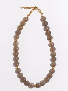 Stevie Grey Onyx Necklace - Narrative Jewelry